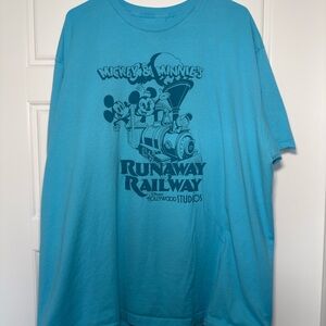 Disney Mickey & Minnie's Runaway Railway XXL T-Shirt - Blue